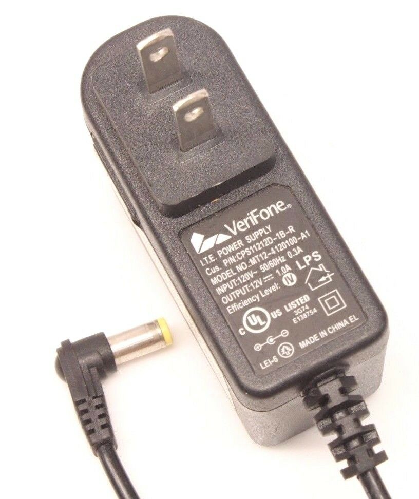 *Brand NEW*12V 1.0A AC DC Adapter VeriFone MT12-4120100-A1 CPS11212D-1B-R Power Supply Charger